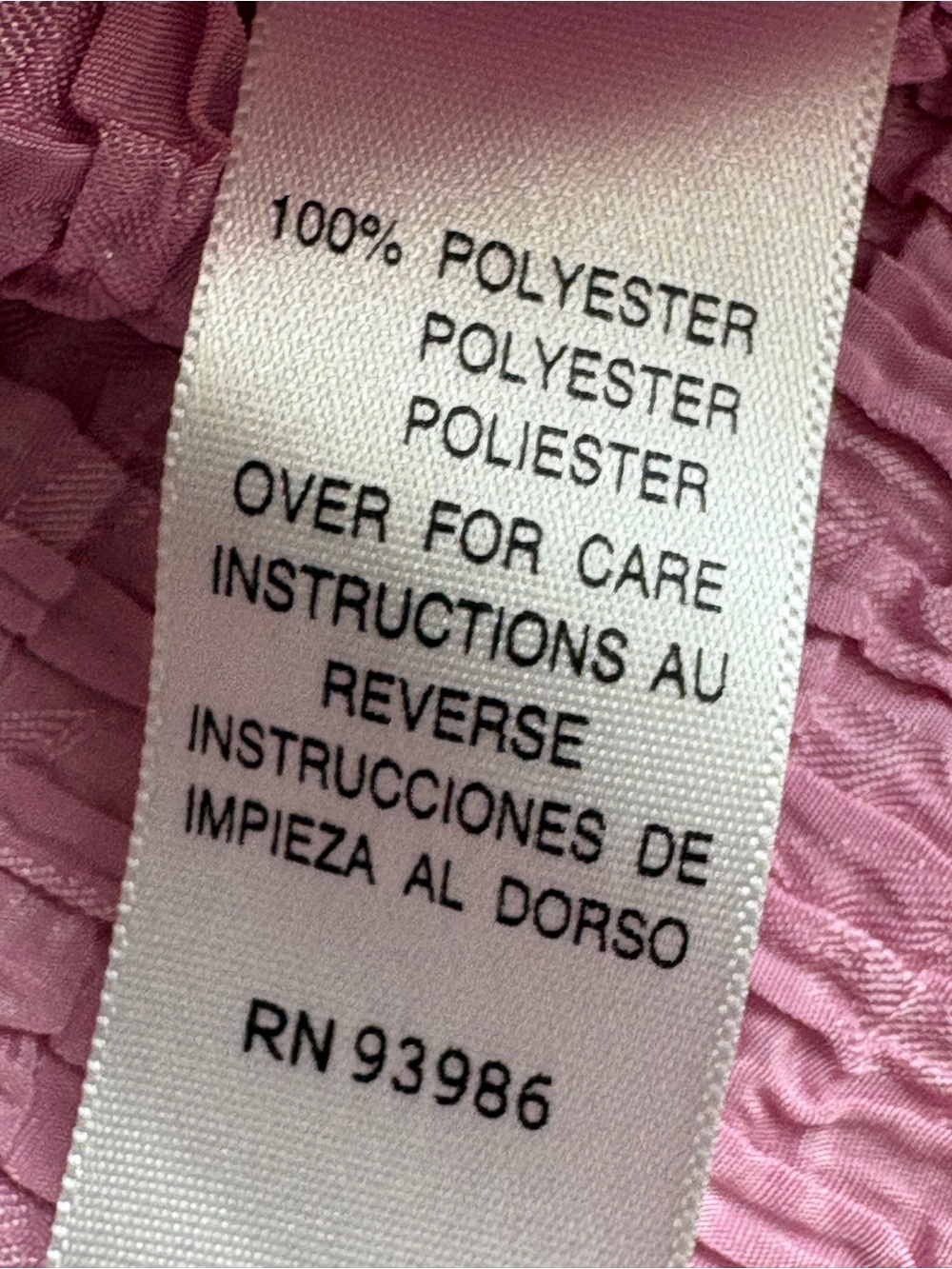Pink Textured Shirt - Picture 5 of 5